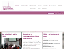 Tablet Screenshot of kleinekerk.nl
